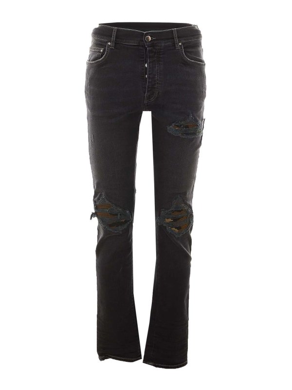 AMIRI: Jeans pitillos - Vaqueros Pitillos - Negro
