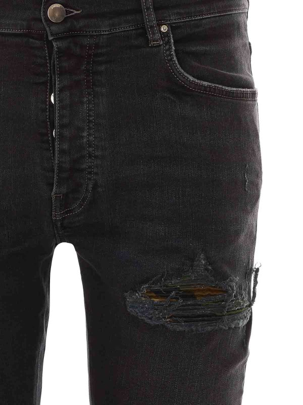 Vaqueros Pitillos - Negro shop online: AMIRI