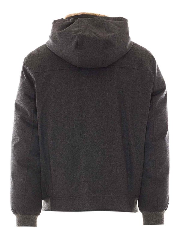 BRUNELLO CUCINELLI: Bombers online - Bomber - Gris