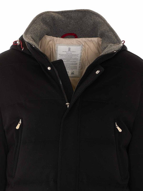 パーカー - 黒 shop online: BRUNELLO CUCINELLI