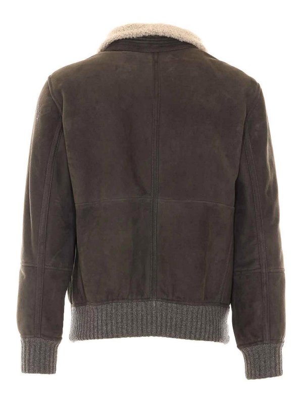 BRUNELLO CUCINELLI: bombers online - Suede bomber