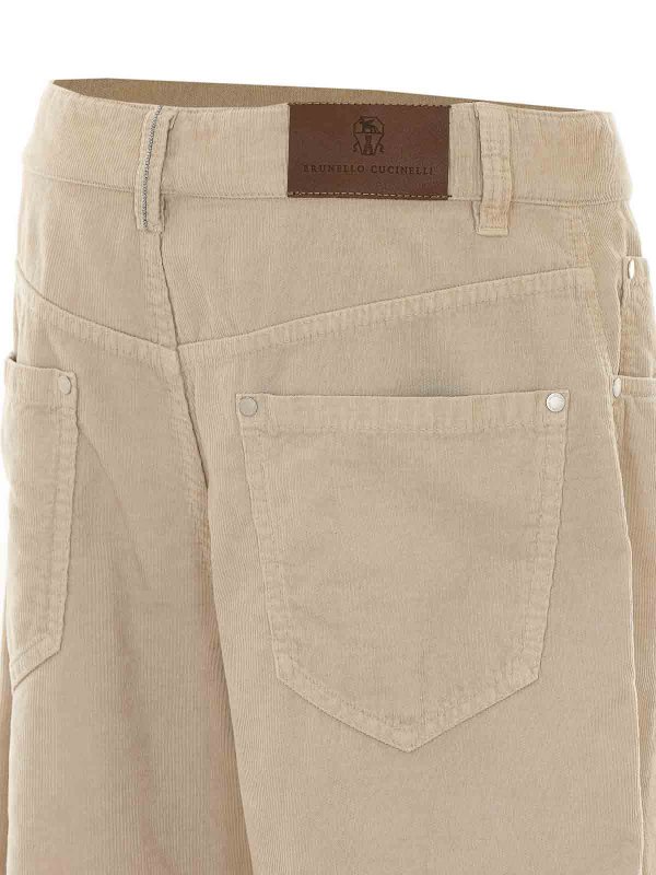 The Best Shops BRUNELLO CUCINELLI: カジュアルトラウザー - カジュアルパンツ - ベージュ