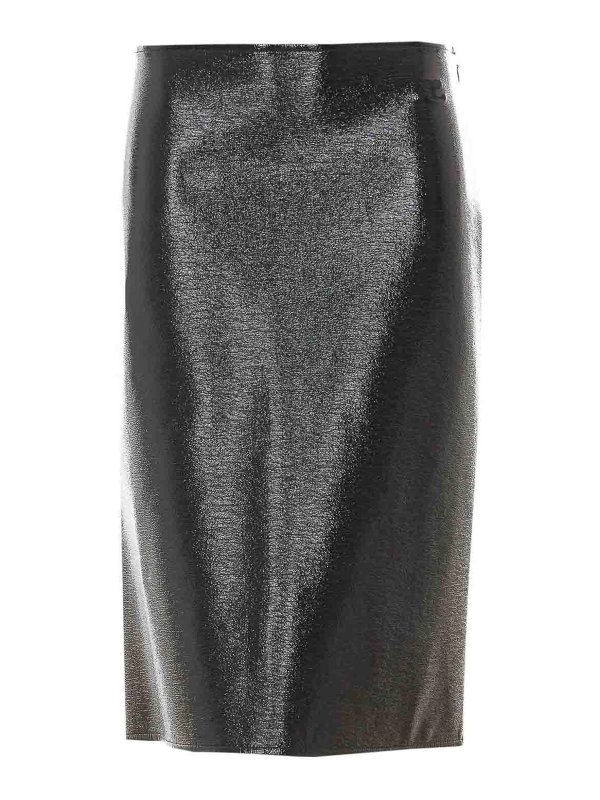 Courreges: Knielange und Midi Röcke - Midirock - Schwarz