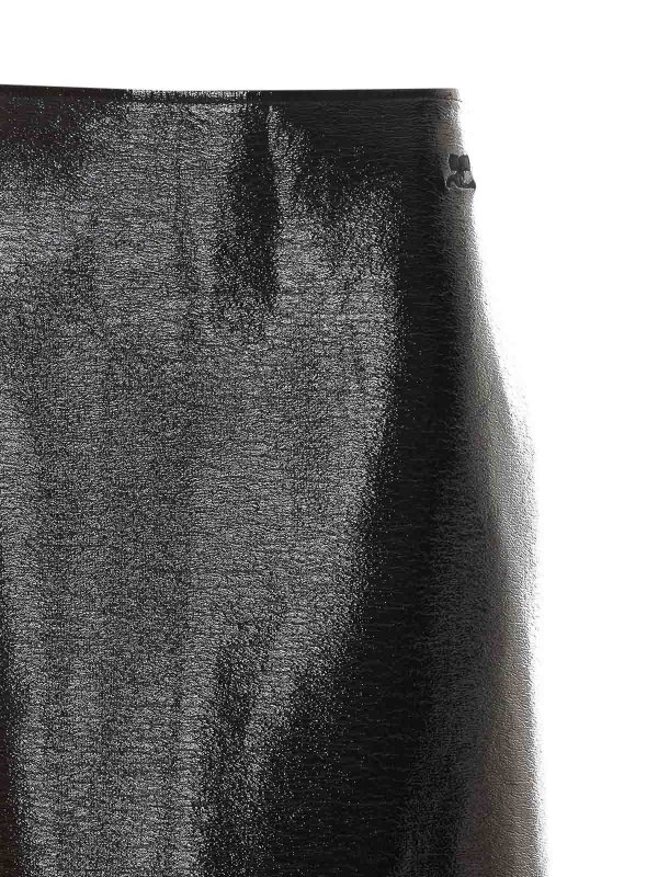 Midirock - Schwarz shop online: Courreges