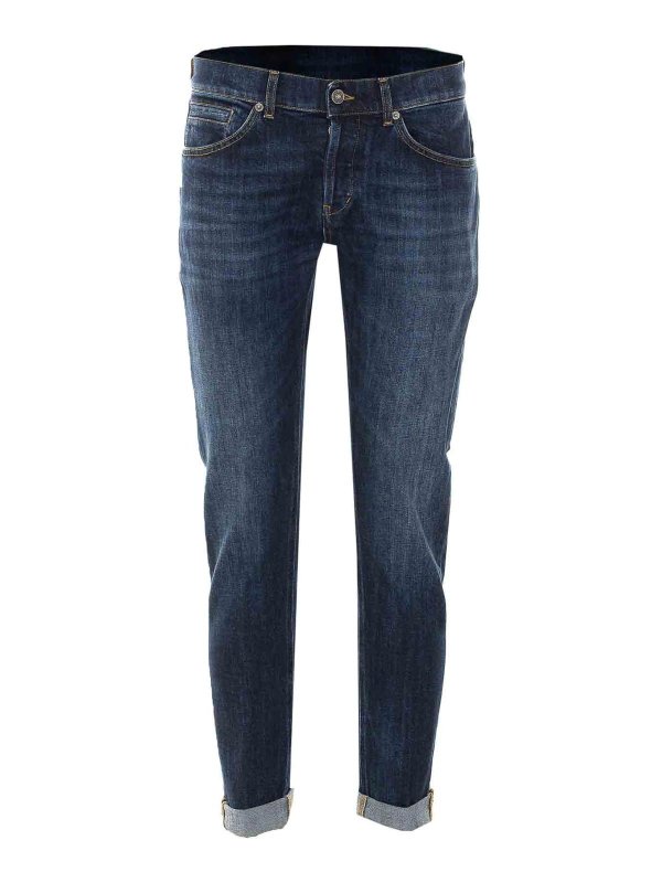DONDUP: Jeans pitillos - Vaqueros Pitillos - Azul