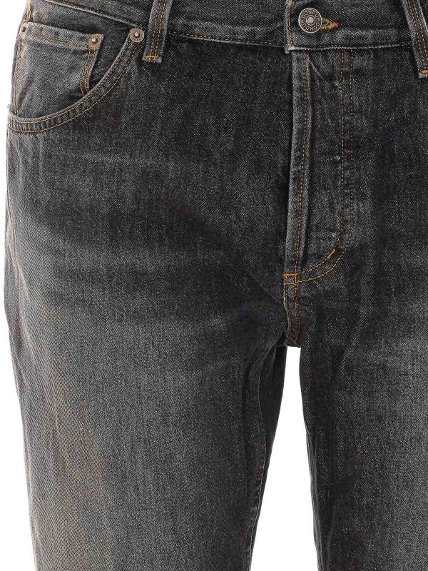 ストレートジーンズ - 黒 shop online: DONDUP