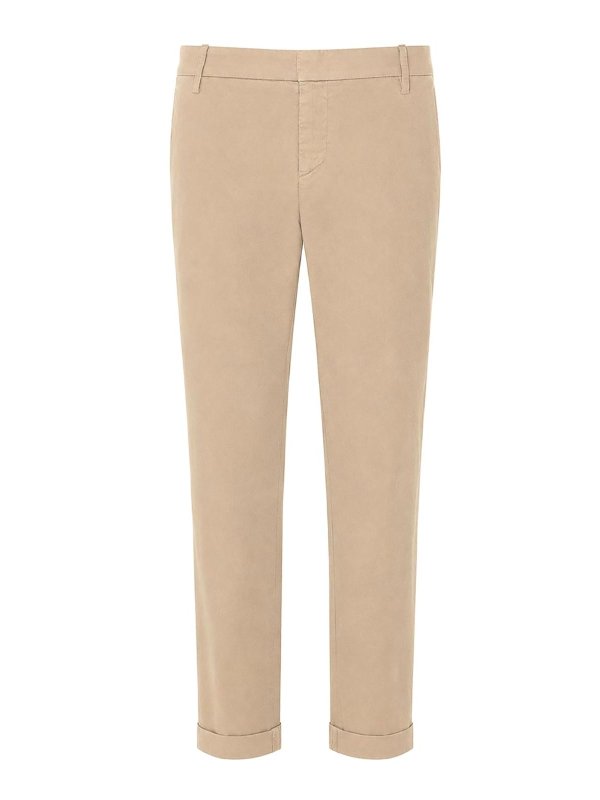 DONDUP: jeans dritti, a sigaretta - jeans gaubert beige
