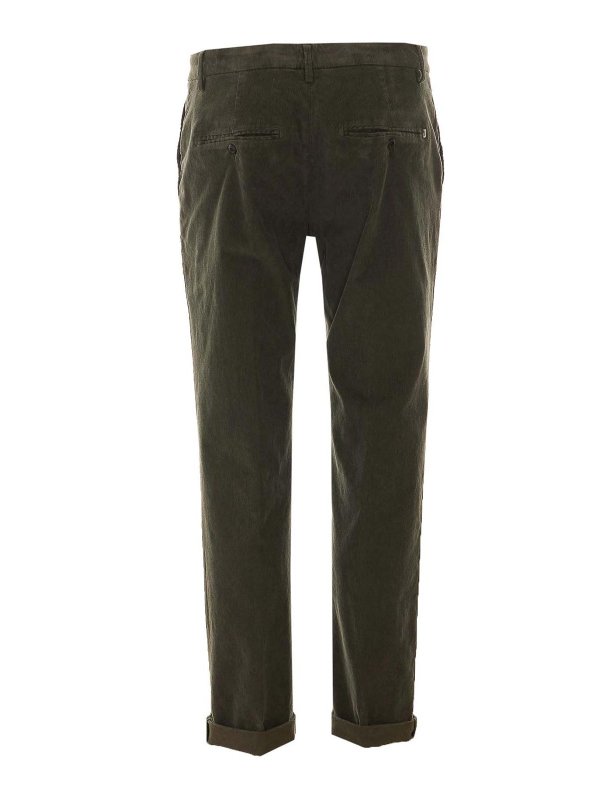 DONDUP: straight leg jeans online - green jeans