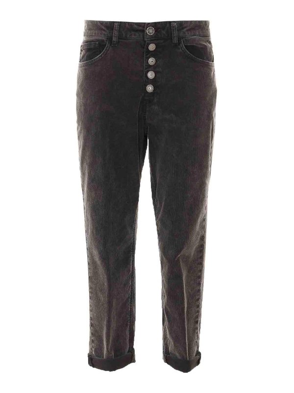 DONDUP: Jeans Rectos - Vaqueros Rectos - Gris