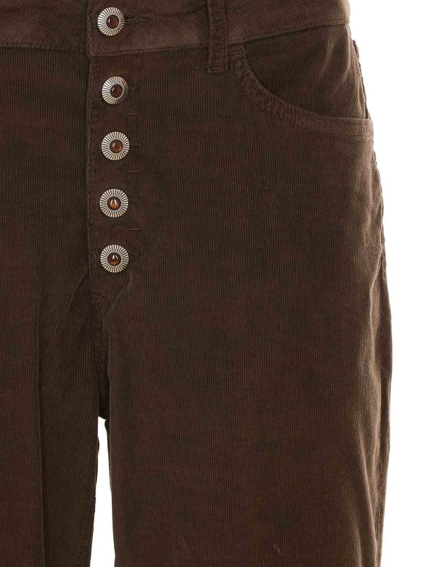 ストレートジーンズ - ブラウン shop online: DONDUP