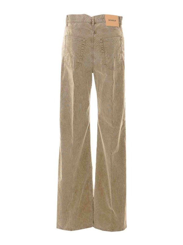 DONDUP: jeans dritti, a sigaretta online - jeans verdi