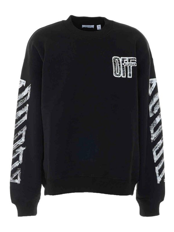 OFF-WHITE: Sweatshirts und Pullover - Sweatshirt - Schwarz