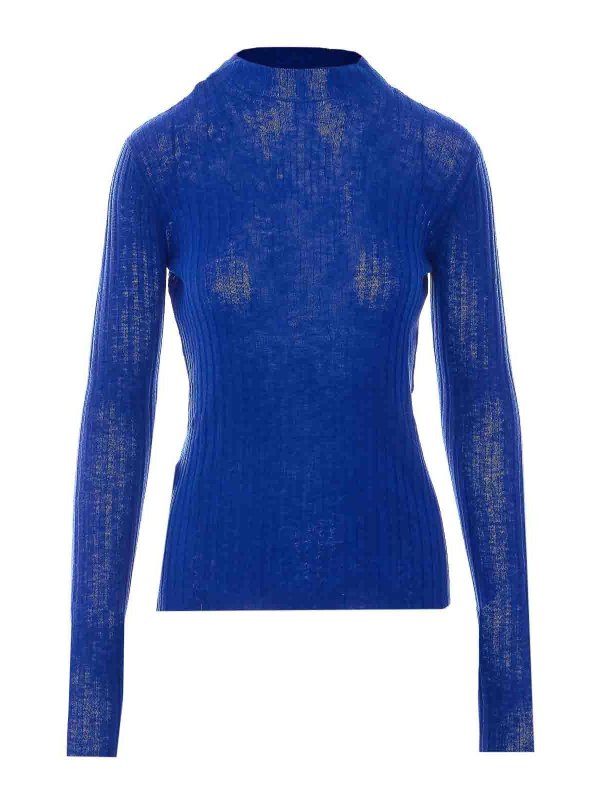 MULBERRY: Pull col rond - Pull Col Rond - Bleu