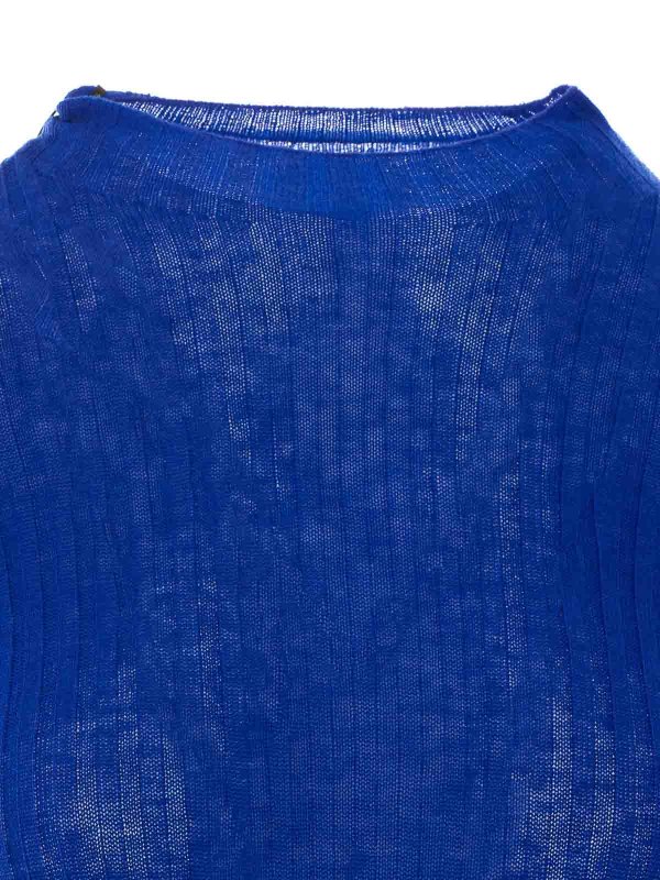 Pull Col Rond - Bleu shop online: MULBERRY