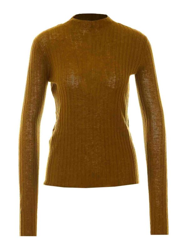 MULBERRY: Pull col rond - Pull Col Rond - Vert