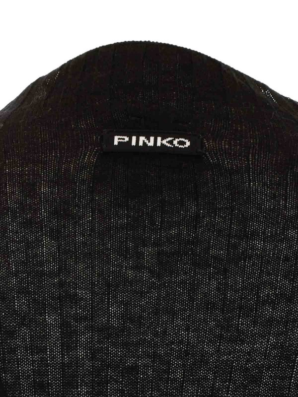 The Best Shops MULBERRY: Strickpullover mit Rundhalsausschnitt - Rundhalspullover - Schwarz