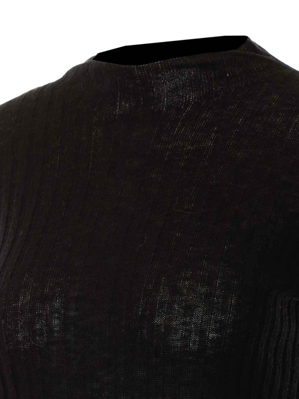 Rundhalspullover - Schwarz shop online: MULBERRY