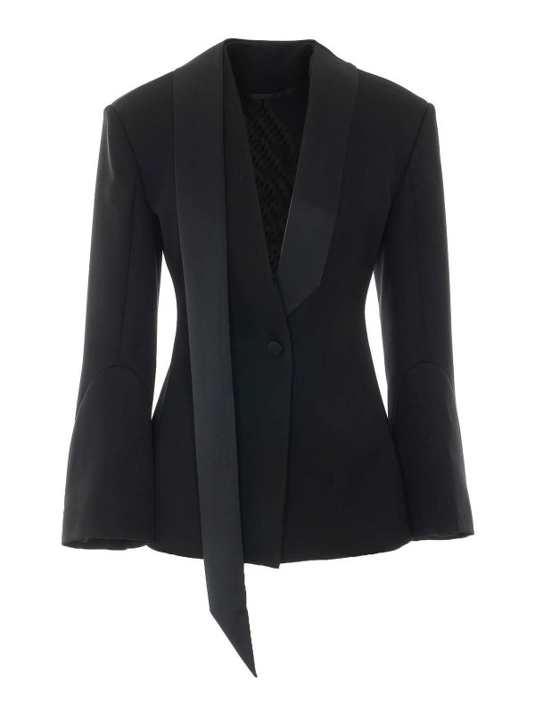The Attico: blazers - single-breasted blazer