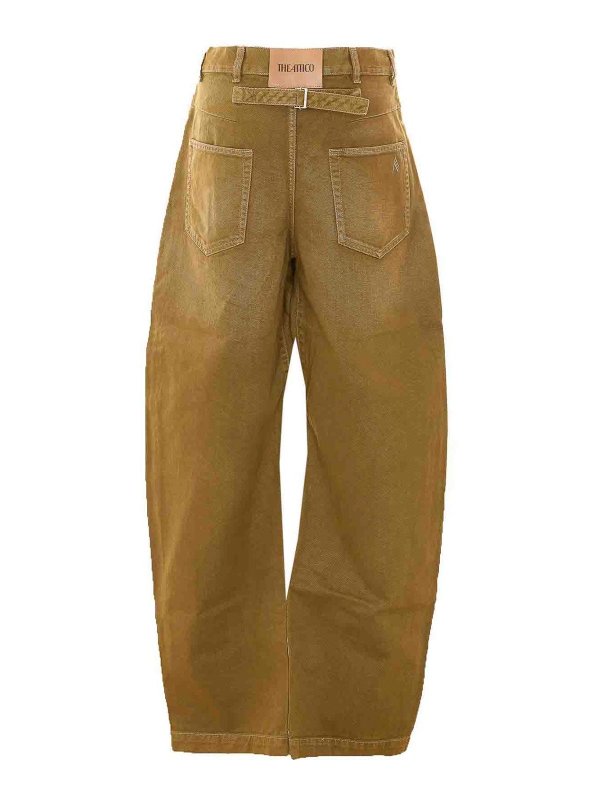 The Attico: Jeans Rectos online - Vaqueros Rectos - Verde
