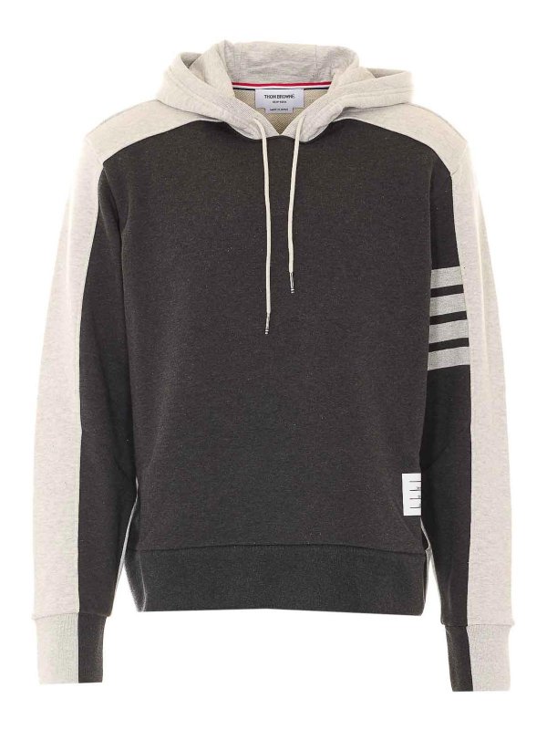 THOM BROWNE: Sweatshirts und Pullover - Sweatshirt - Grau