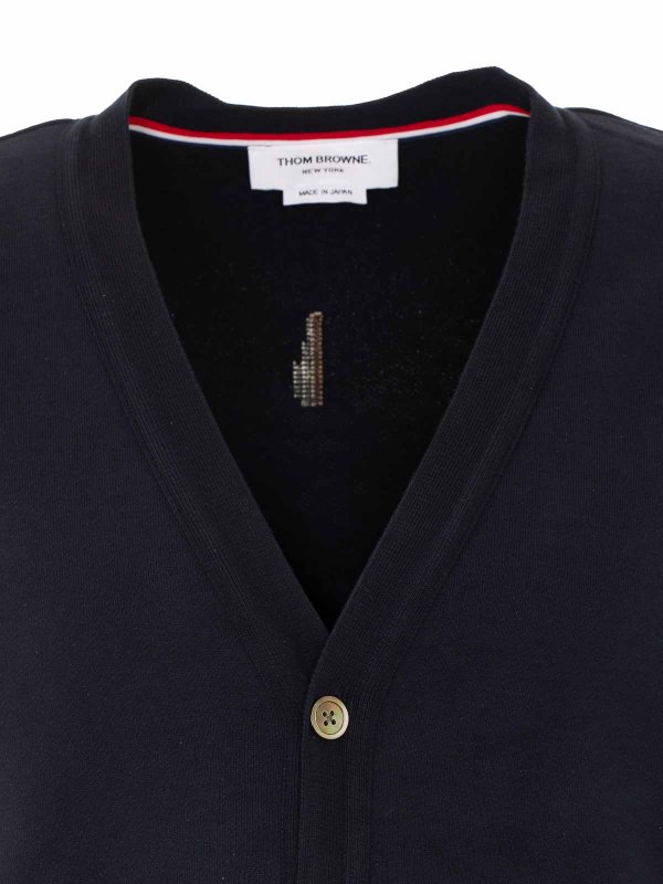 Cardigan - Schwarz shop online: THOM BROWNE