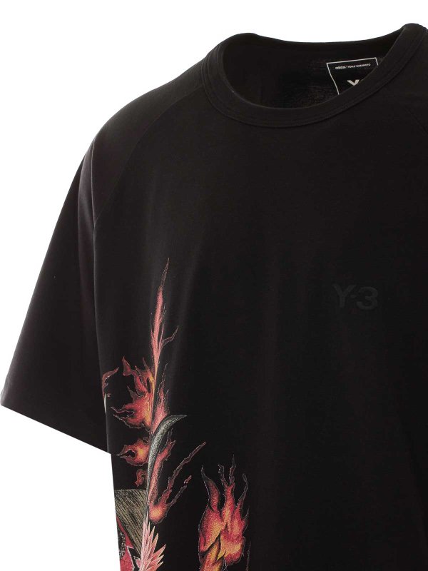 The Best Shops Y-3: Camisetas - Camiseta - Negro