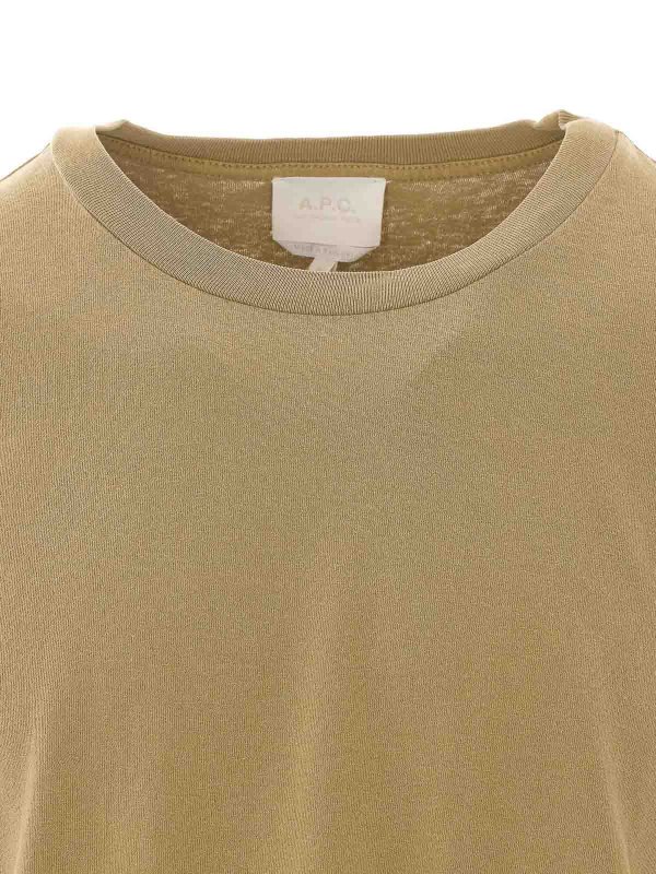 Tシャツ - 緑 shop online: A.P.C.