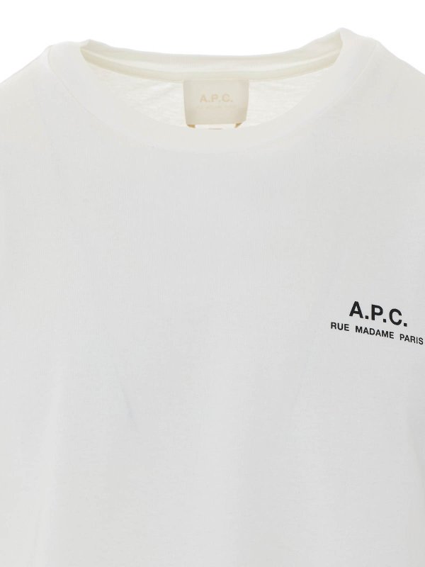 Camiseta - Blanco shop online: A.P.C.