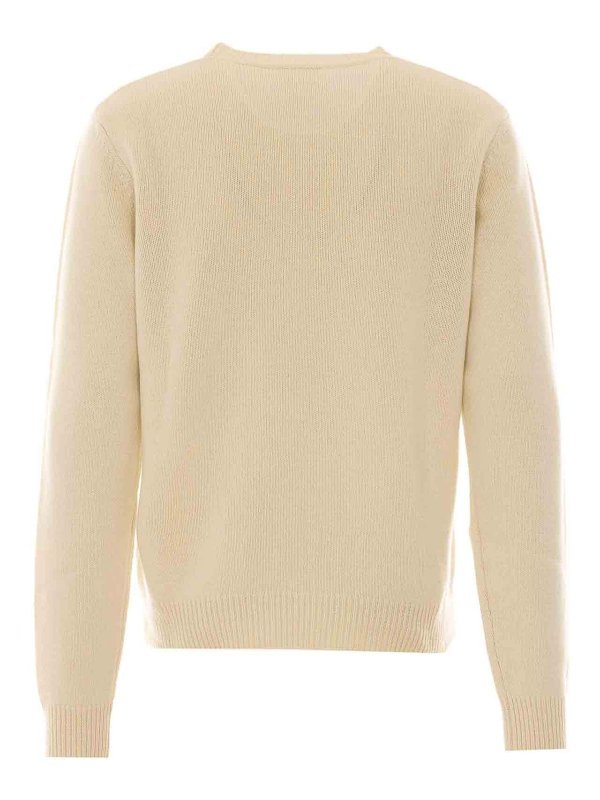A.P.C.: Pull col rond online - Pull Col Rond - Beige