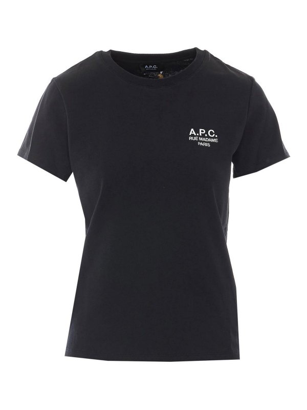 A.P.C.: Camisetas - Camiseta - Negro