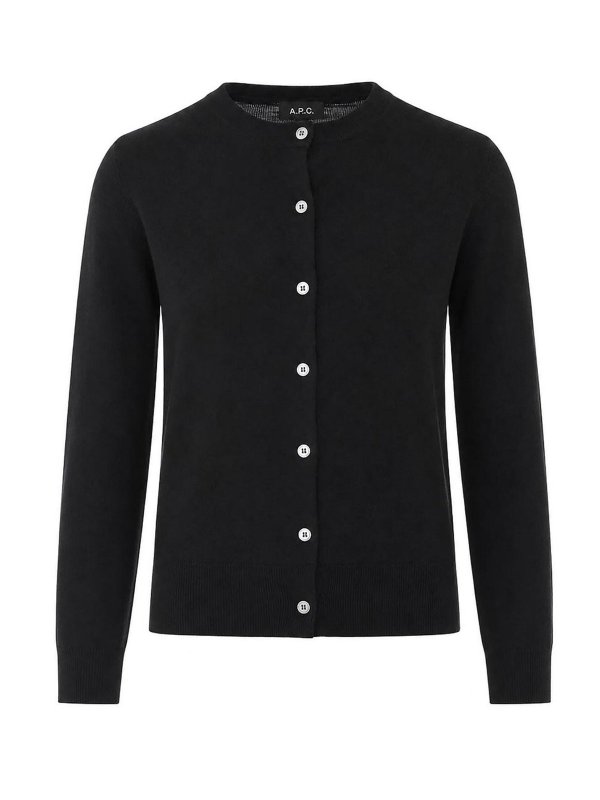 A.P.C.: Cardigans - Cardigan - Noir