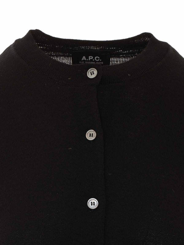 Cardigan - Noir shop online: A.P.C.