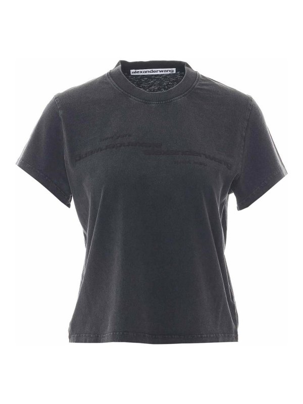 ALEXANDER WANG: t-shirt - T-shirt nera