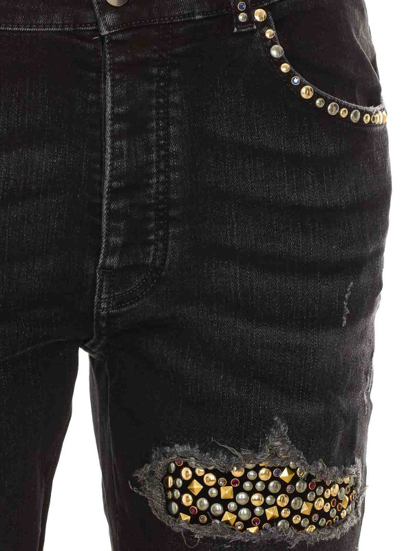 Vaqueros Pitillos - Negro shop online: AMIRI