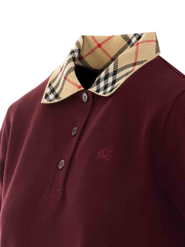 The Best Shops BURBERRY: abiti corti - miniabito bordeaux iris
