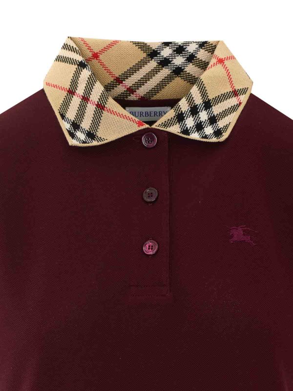 miniabito bordeaux iris shop online: BURBERRY