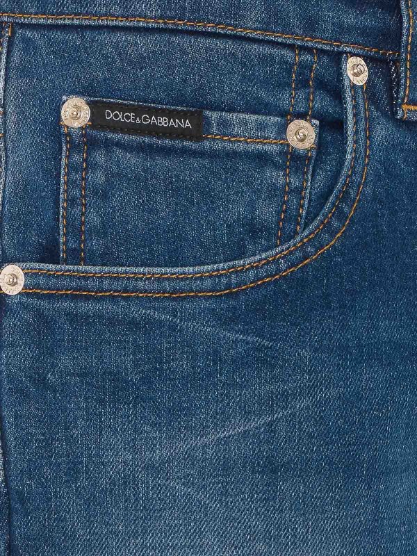 Vaqueros Rectos - Azul shop online: DOLCE & GABBANA