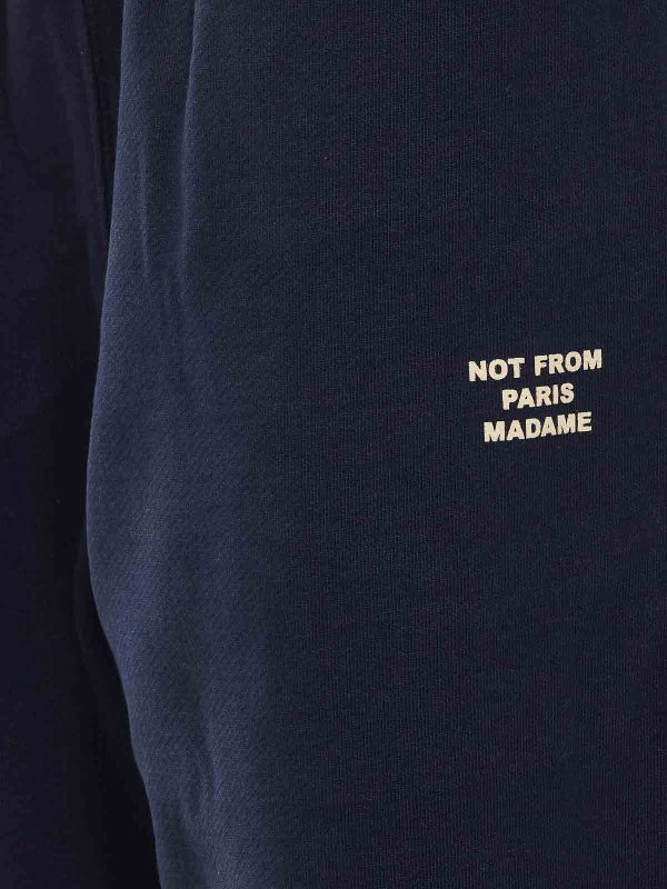 The Best Shops DRÔLE DE MONSIEUR: スウェットパンツ - トラックスーツ ボトムス - ブルー