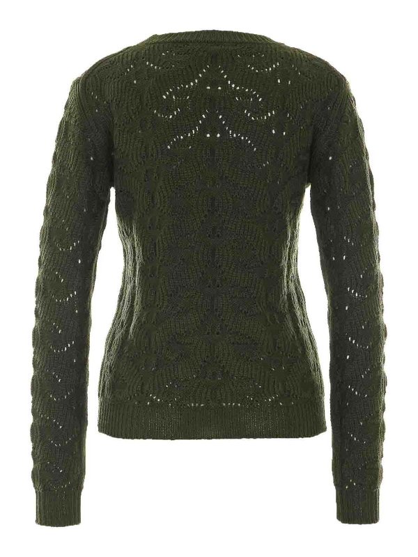 ETRO: Pull col rond online - Pull Col Rond - Vert