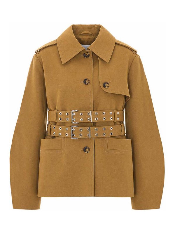 GANNI: casual jackets - ermine jacket
