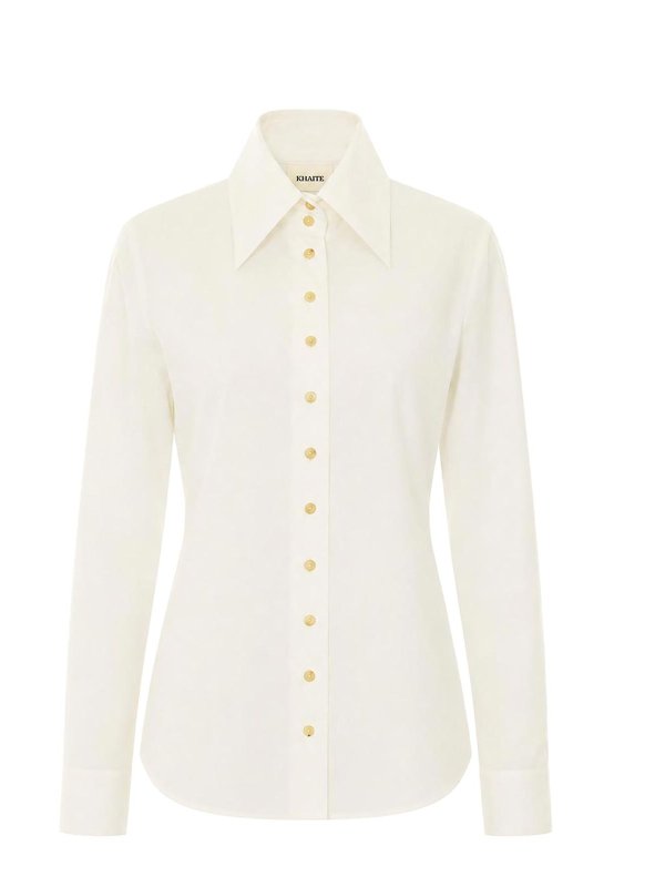 KHAITE: Camisas - Camisa - Blanco