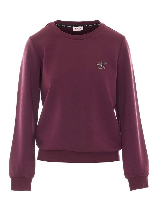 Liu Jo: Sudaderas y suéteres - Sudadera - Rojo