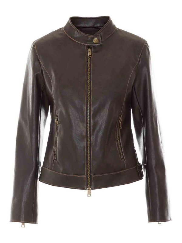 Liu Jo: casual jackets - brown jacket