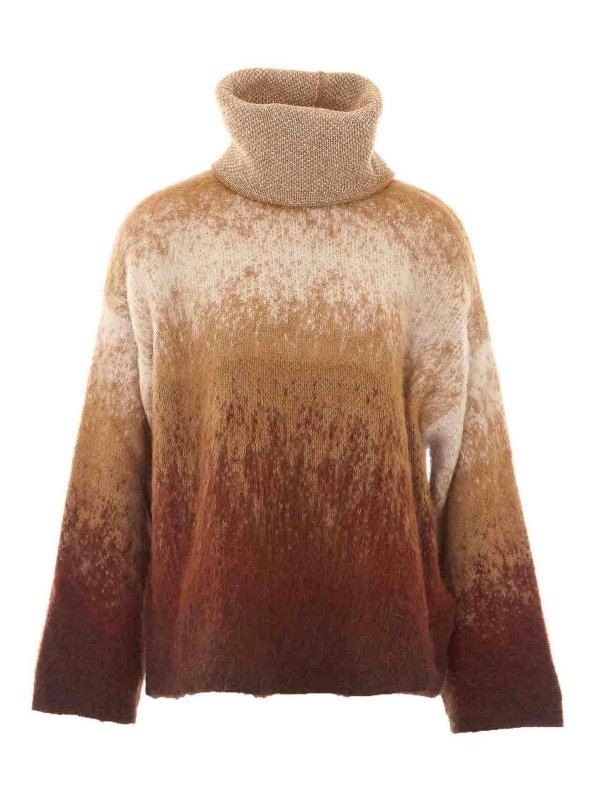 Liu Jo: crew necks - beige sweater
