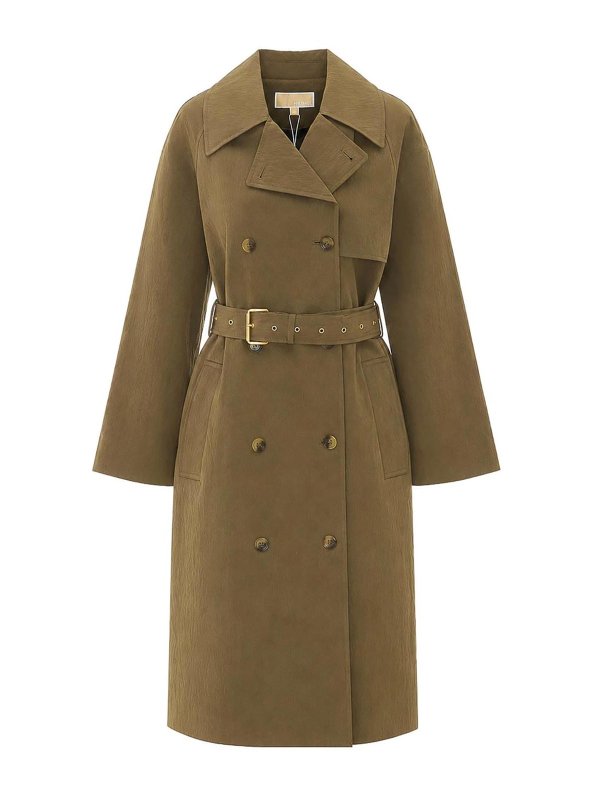 Michael Michael Kors: cappotti trench - Trench verde
