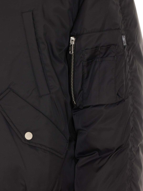 The Best Shops MM6 MAISON MARGIELA: padded jackets - black down jacket