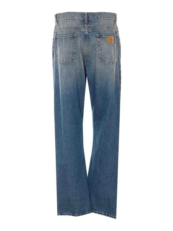 MM6 MAISON MARGIELA: ストレートジーンズ online - ストレートジーンズ - ブルー