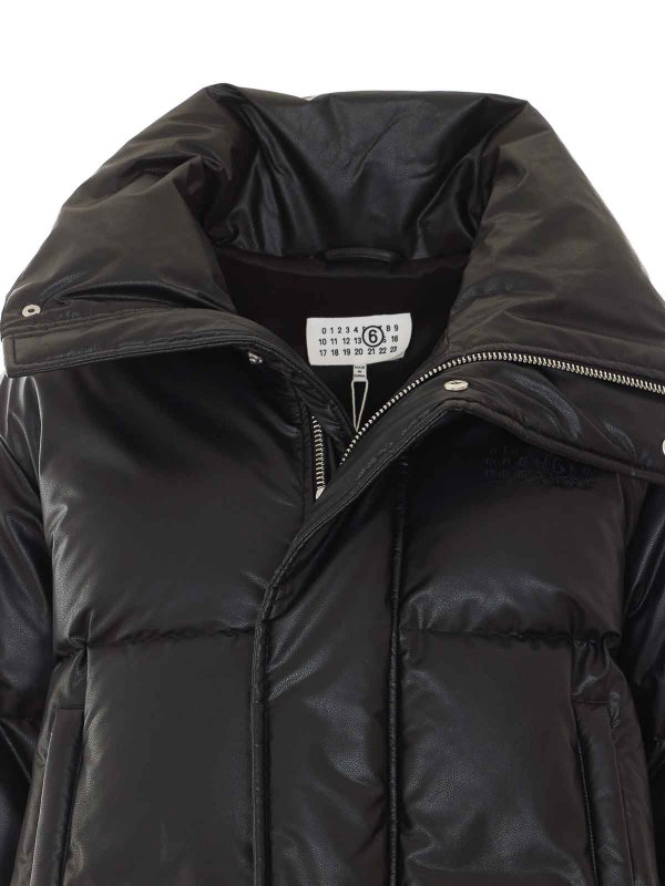 ダウンジャケット - 黒 shop online: MM6 MAISON MARGIELA