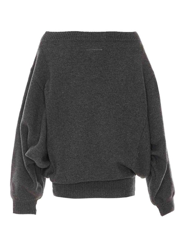 MM6 MAISON MARGIELA: ニーレングスドレス online - 膝丈ドレス - グレー