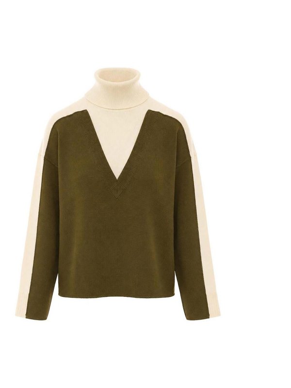 MM6 MAISON MARGIELA: クルーネック - クルーネック - 緑
